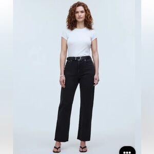 Madewell Black Curvy 90s Jeans
